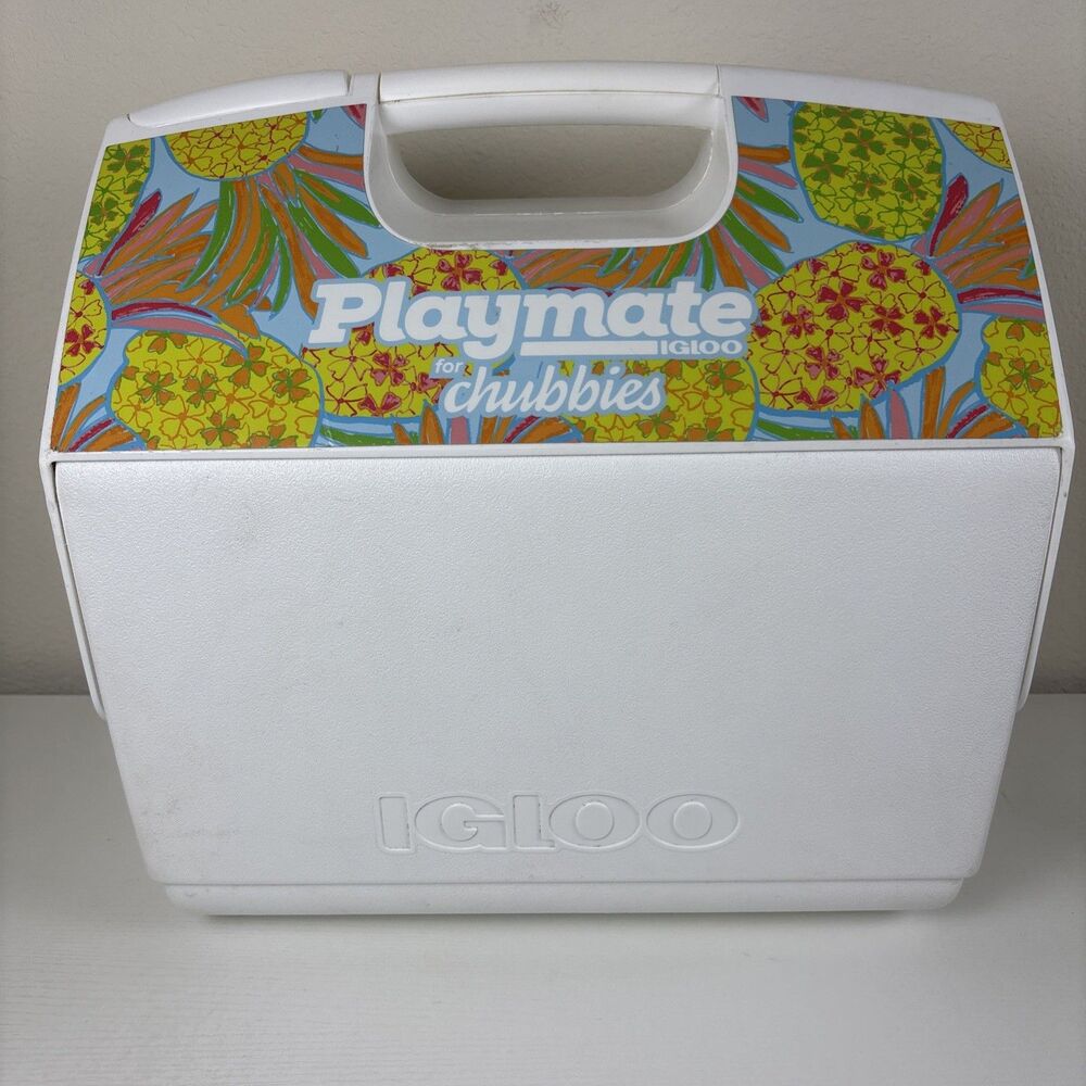 Rare Playmate Igloo for Chubbies 16Qt 30 Can Elite Cooler Pineapple Tropical